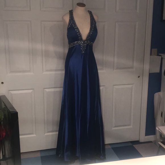 Dave & Johnny Dresses & Skirts - Dave & Johnny Blue Prom Dress Size 14